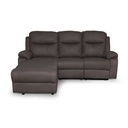 Divano con penisola sinistra Chicago ranger 01 con recliner 222x166x100