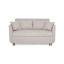 Divano letto due posti CLAYTON Beige 166x88x h84 cm