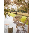 Divano per esterno in rattan due posti CLARITA 119x83x h87 cm