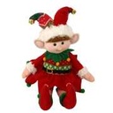 Red fabric elf cm15x8h41