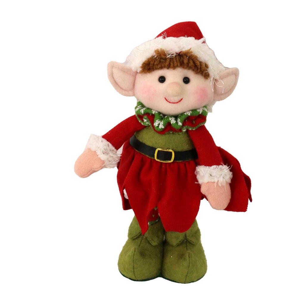 Red fabric elf cm28x7h30