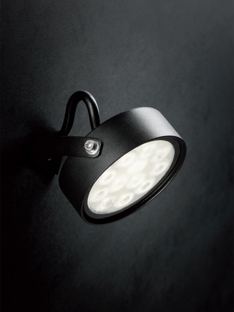 Faretto C/Picc 9W Led 4000K  linea ciak  grafite