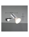 Faretto Da Bagno Spot Orientabile Cromo Lorenzo Trio Lighting