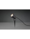 Faretto Da Esterno Orientabile Ubangi Nero Con Picchetto GU10 IP65 Trio Lighting