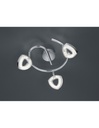 Faretto Girandola Tours 3 Spot Led Cromo Ø25 cm Trio Lighting