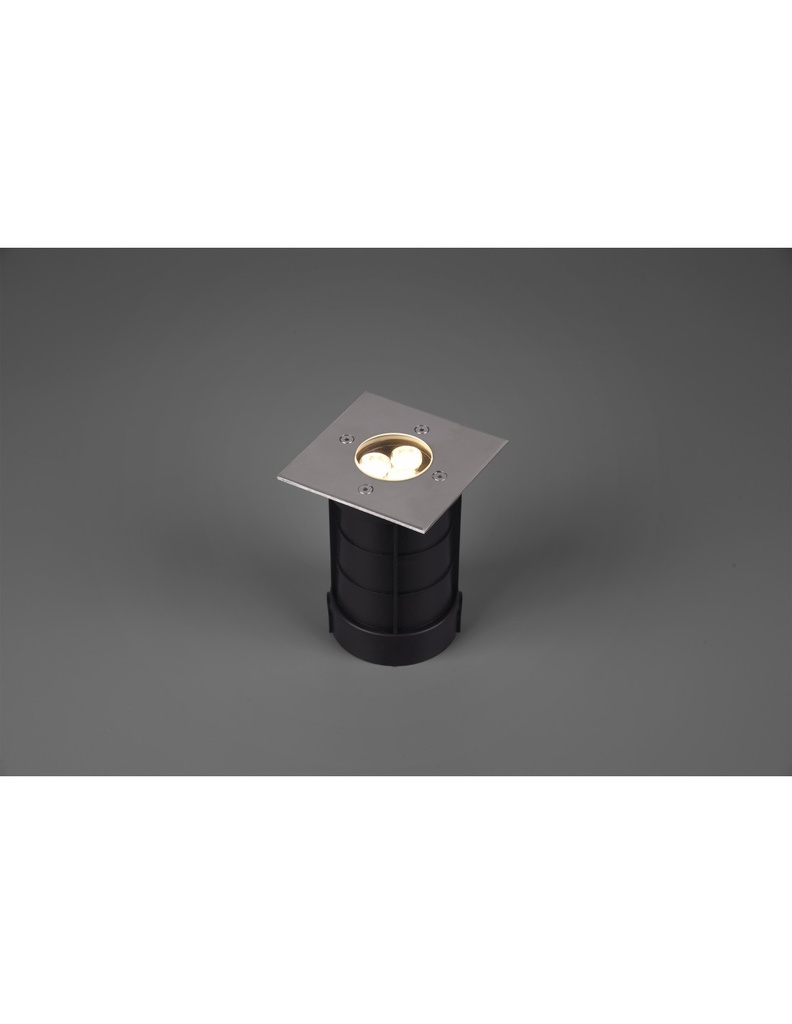 Faretto Led Da Incasso Calpestabile IP65 Nichel Belaja 11x11 cm Trio Lighting
