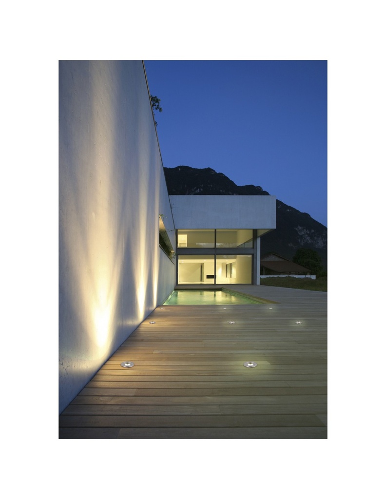 Faretto Led Da Incasso Calpestabile IP65 Nichel Belaja Ø11 cm Trio Lighting