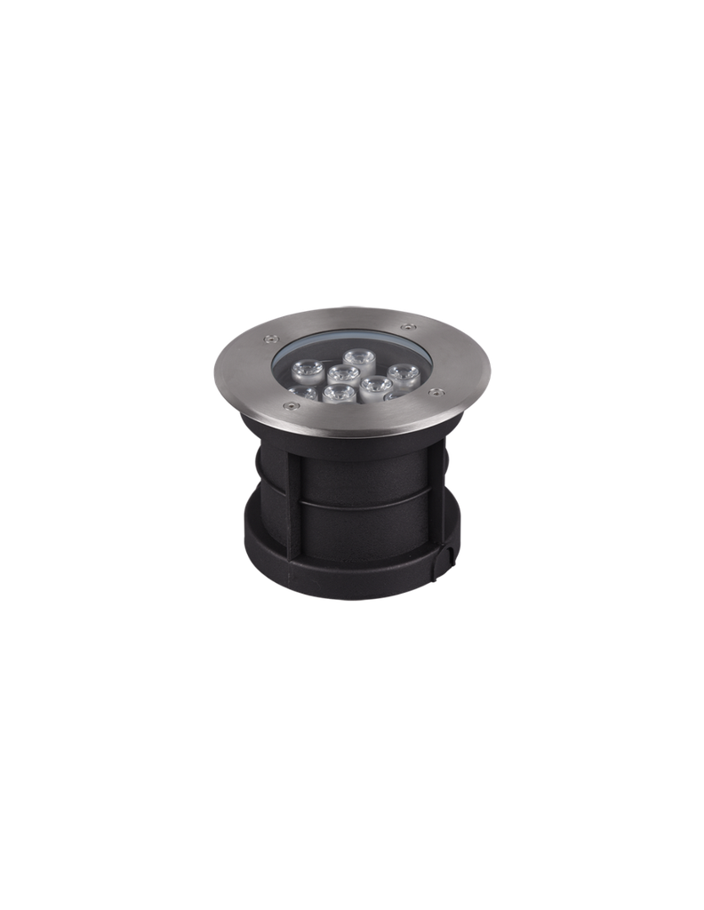 Faretto Led Da Incasso Calpestabile IP65 Nichel Belaja Ø16 cm Trio Lighting