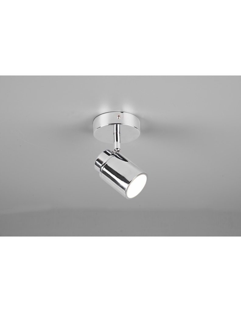 Faretto Spot Orientabile Metallo Cromo Angelo Trio Lighting
