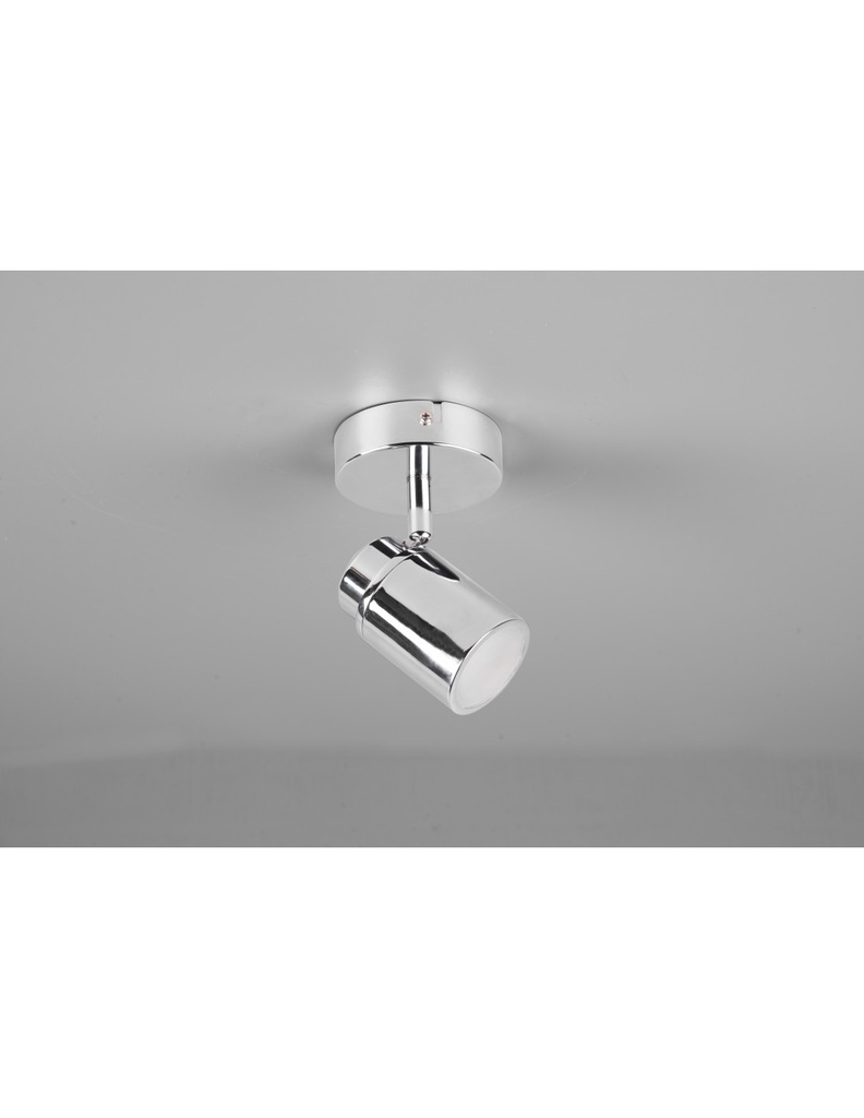 Faretto Spot Orientabile Metallo Cromo Angelo Trio Lighting