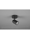 Faretto Spot Orientabile Metallo Nero Angelo Trio Lighting