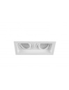 Faretto da Incasso Rettangolare Kenai 2xGU10 Bianco L17 cm Trio Lighting