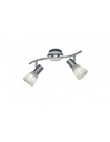 Faretto da Soffitto 2 Spot E14 Orientabili Levisto Nichel Trio Lighting