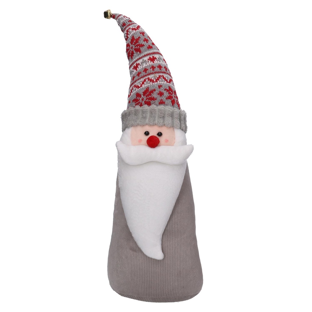 Santa Claus polyester doorstop cm12x11h41