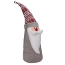 Santa Claus polyester doorstop cm12x11h41
