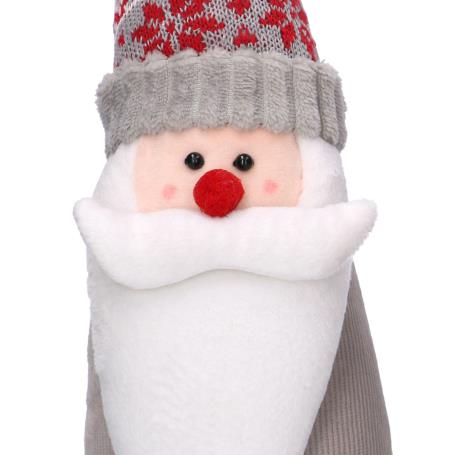 Santa Claus polyester doorstop cm12x11h41