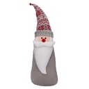 Santa Claus polyester doorstop cm12x11h41
