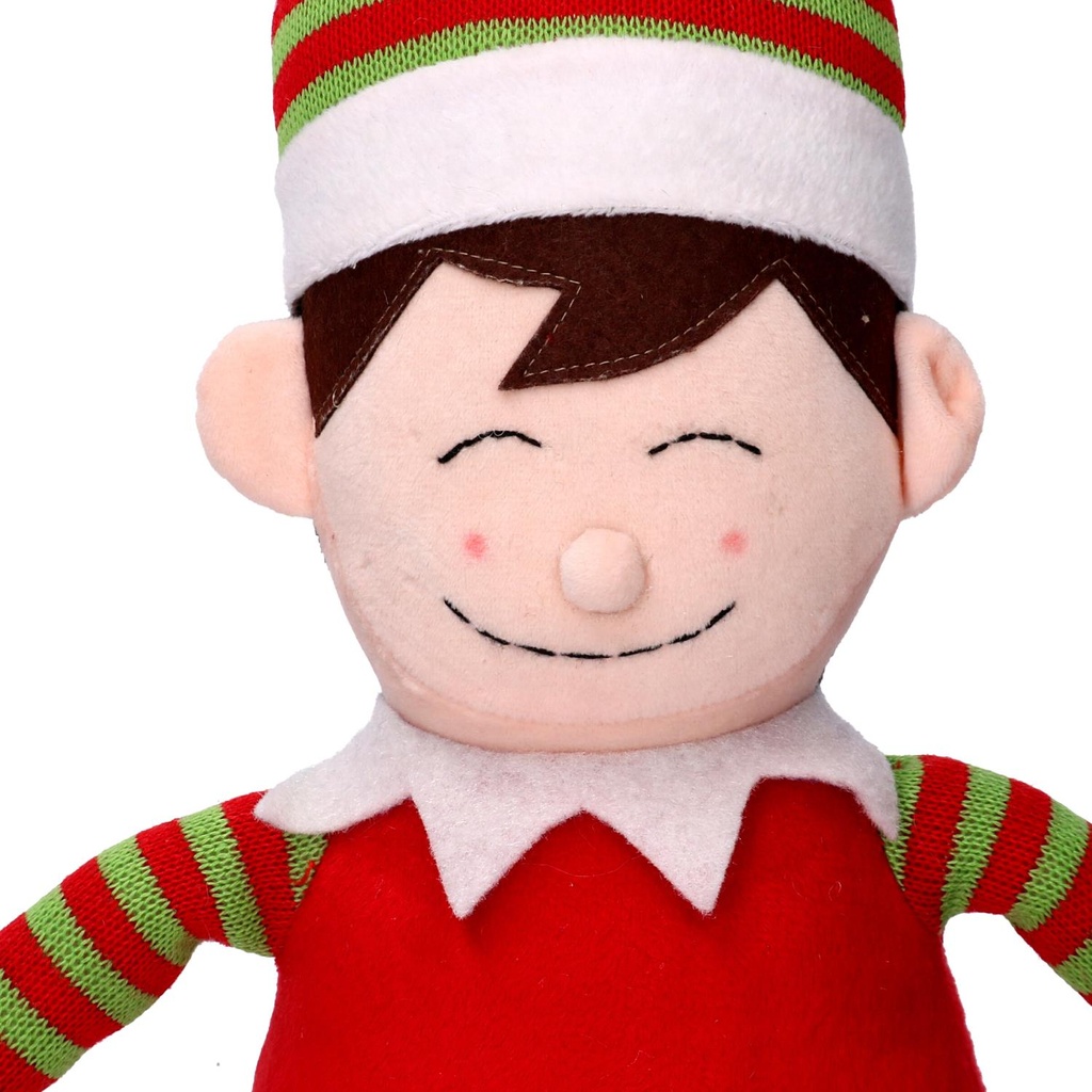 Polyester doorstop sitting elf cm28x14h32