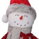 Polyester snowman doorstop cm19x13h31