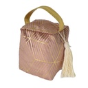 Pink bag fabric doorstop cm12x10h15-18