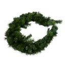 Monte Erice green garland with needles cm ø24x180