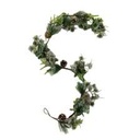 Green plastic garland cm125