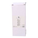 Festone vetro pallina bianco filo 27 pezzi cm65