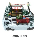 Van carousel with lights, music and movement cm26x15,5h20