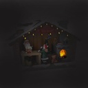 Led resin carousel toy shop cm35x14h23