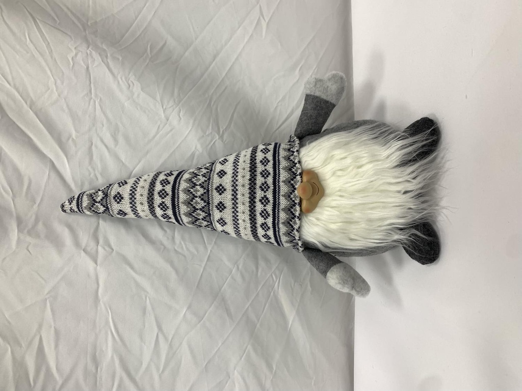 Gnomo tessuto blu cm20,5x20h45