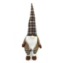 Fabric gnome with beige led cm30x22h85