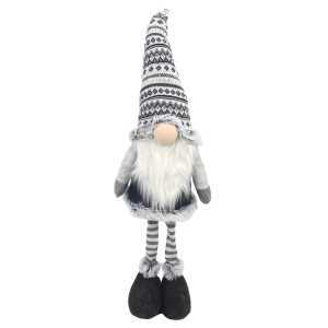 Gray blue fabric gnome cm25x16h89