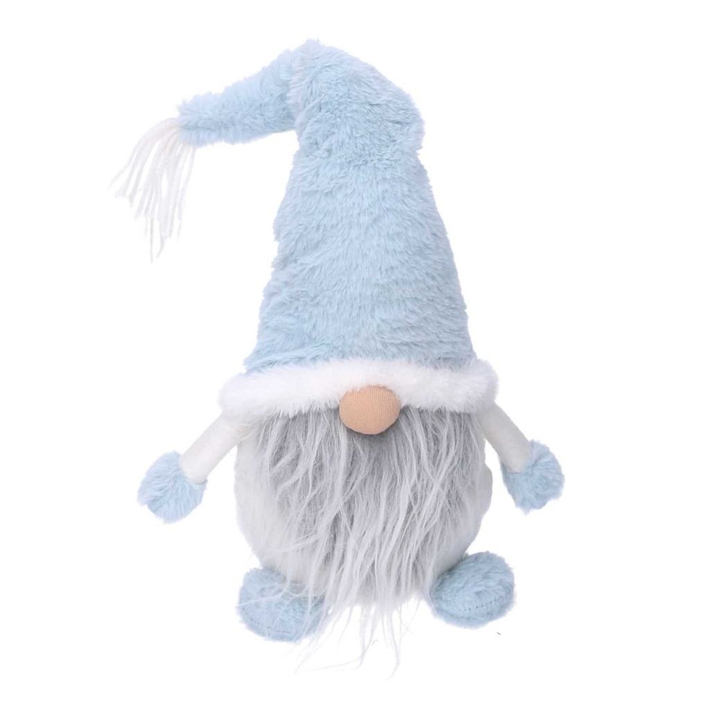 Gray fabric gnome 32x12h58 cm