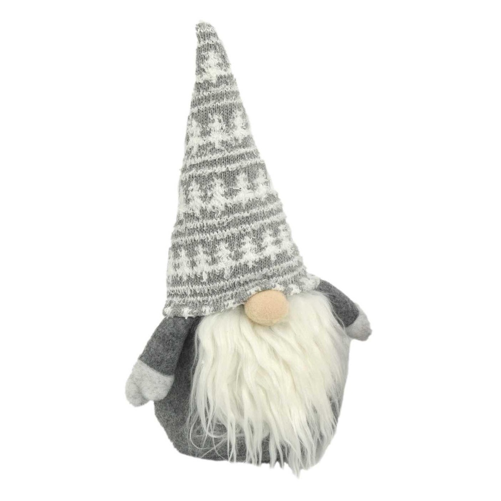 Gray fabric gnome cmxh36