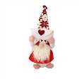 Red fabric gnome 15x12h38 cm
