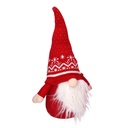 Gnomo tessuto rosso cmh36
