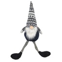 Gray fabric gnome sitting cm19x11h34