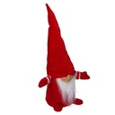 Gnomo tessuto seduto rosso cm15x13h45