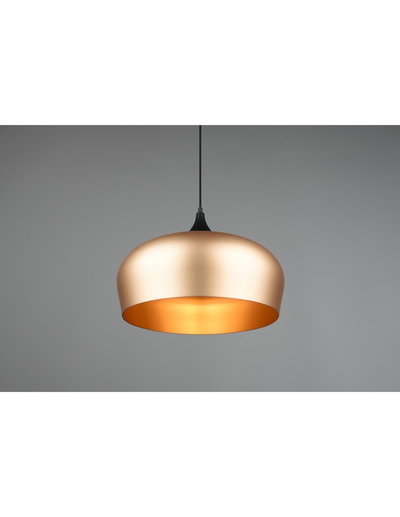 Grande Sospensione Cucina Paralume Ottone Chiron Trio Lighting