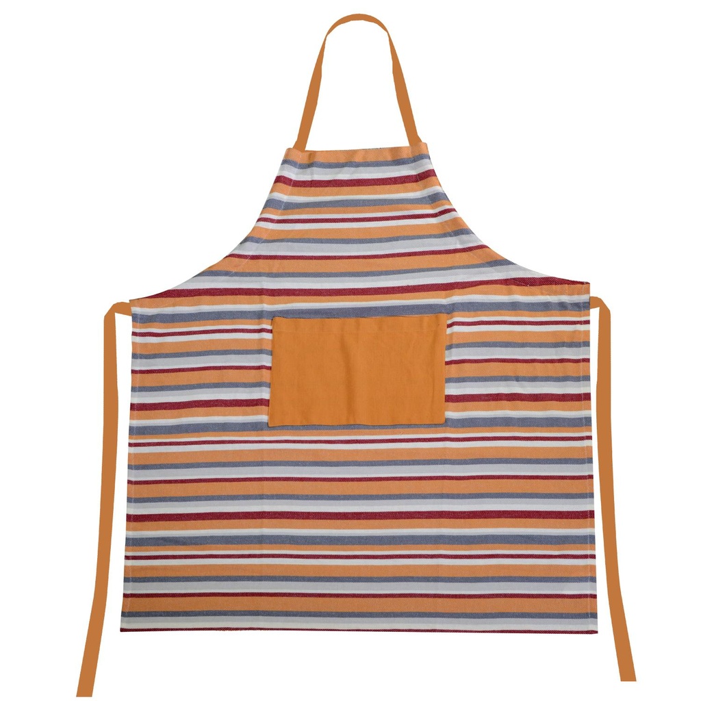 Grembiule Stripe bordeaux tinto in filocm80x90