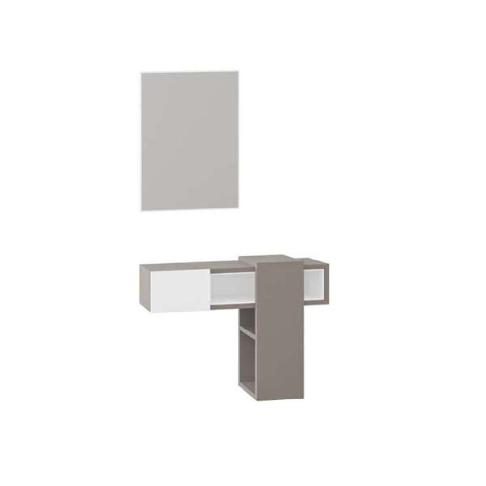 Ingresso Efes Mocha Bianco con Specchio L100 x P30 x 72.5 H cm
