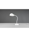 Lampada Bianca Scrivania Braccio Flessibile Perry Trio Lighting