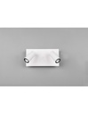 Lampada Da Parete Bianca IP54 Tunga Doppio Spot Led Orientabile Trio Lighting