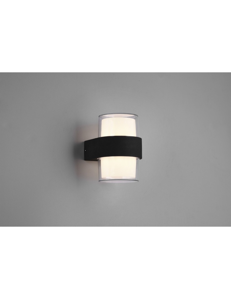 Lampada Da Parete Rotonda IP54 Doppia Emissione Led Molina Trio Lighting