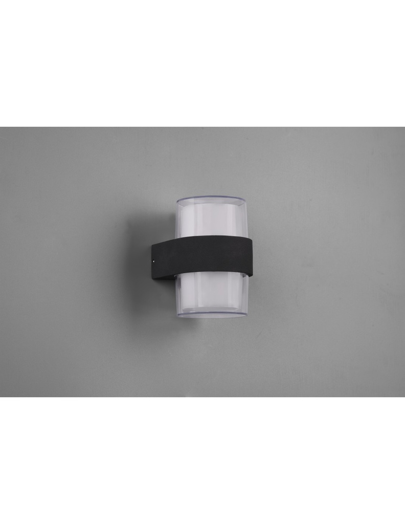 Lampada Da Parete Rotonda IP54 Doppia Emissione Led Molina Trio Lighting