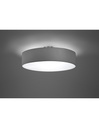 Lampada Da Soffitto Hotel 3 Luci Paralume Stoffa Grigia Trio Lighting
