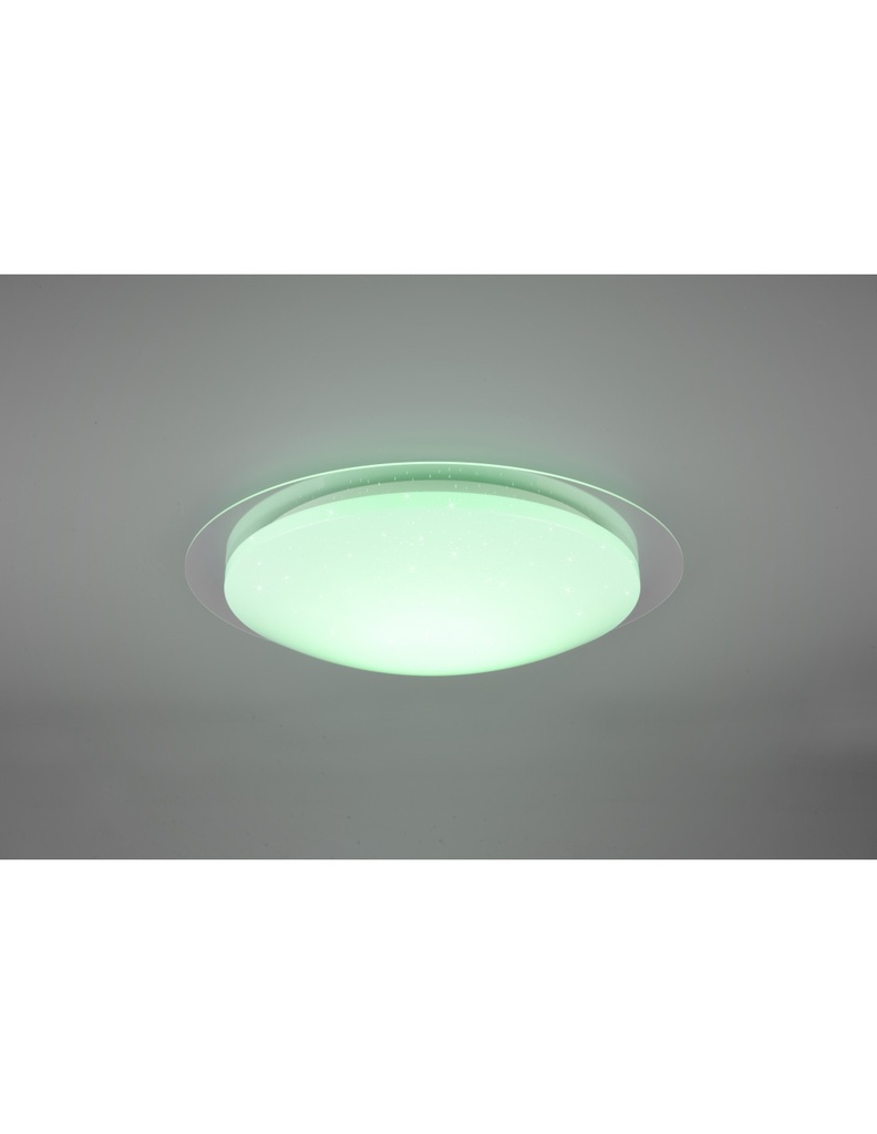 Lampada Da Soffitto Per Esterno Frodeno Bianca Effetto Stelle IP44 Trio Lighting