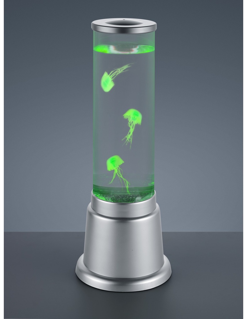 Lampada Da Tavolo Jelly Titanio Led Rgbw Gioco D'Acqua Ø12 cm Trio Lighting