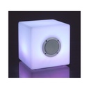 Lampada LED Cubo Speaker in Polietilene 20x20cm
