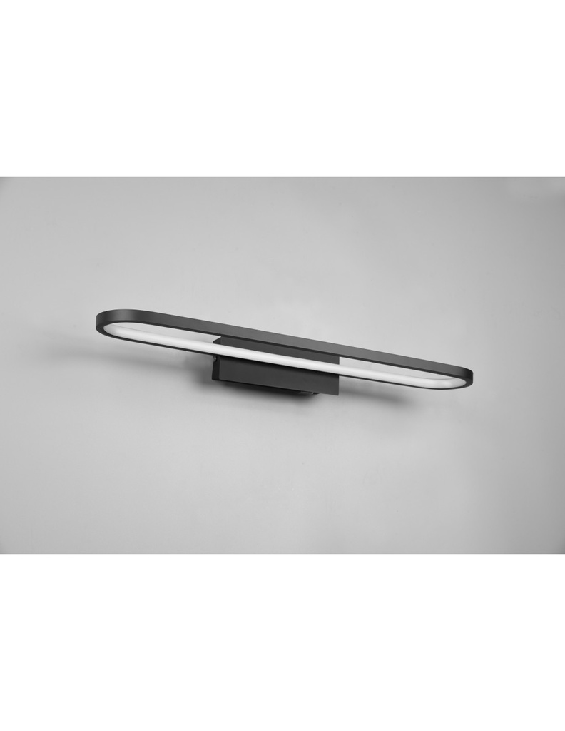 Lampada Led Da Specchio Per Bagno Moderno Gianni Nero IP44 Trio Lighting